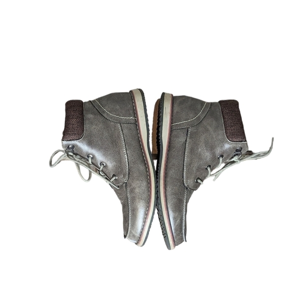 Steve Madden Houston Side Zip Lace Up Boots - Picture 3 of 7